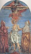 Andrea del Castagno The Trininty with Saints painting